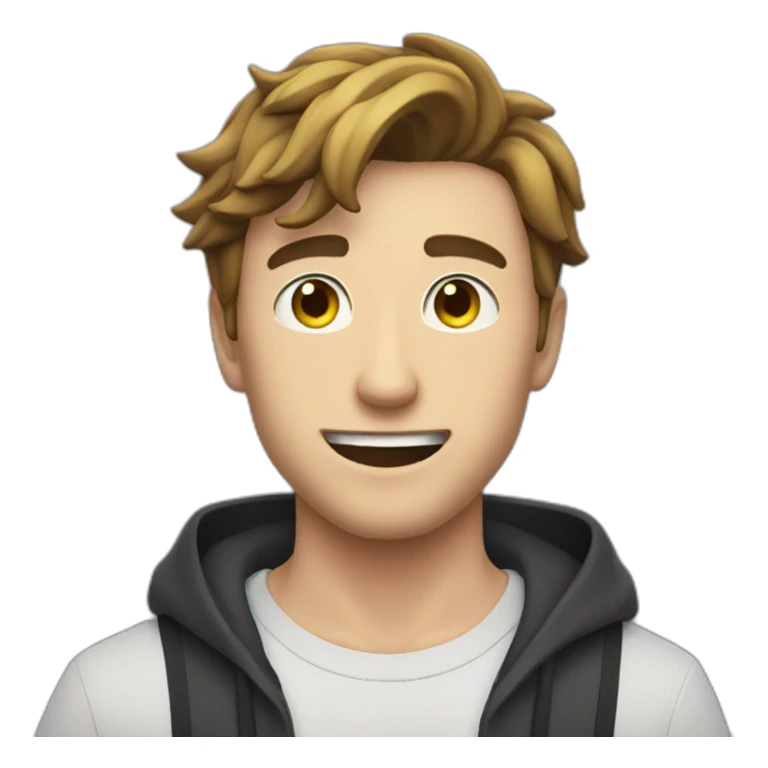 mr beast posing for his thumbnail sticker