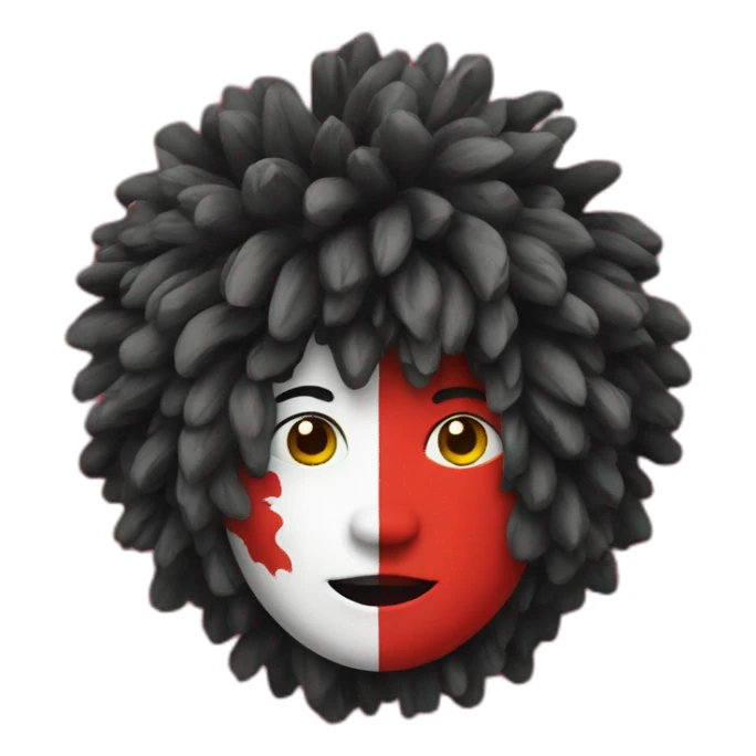 Valais canton flag sticker