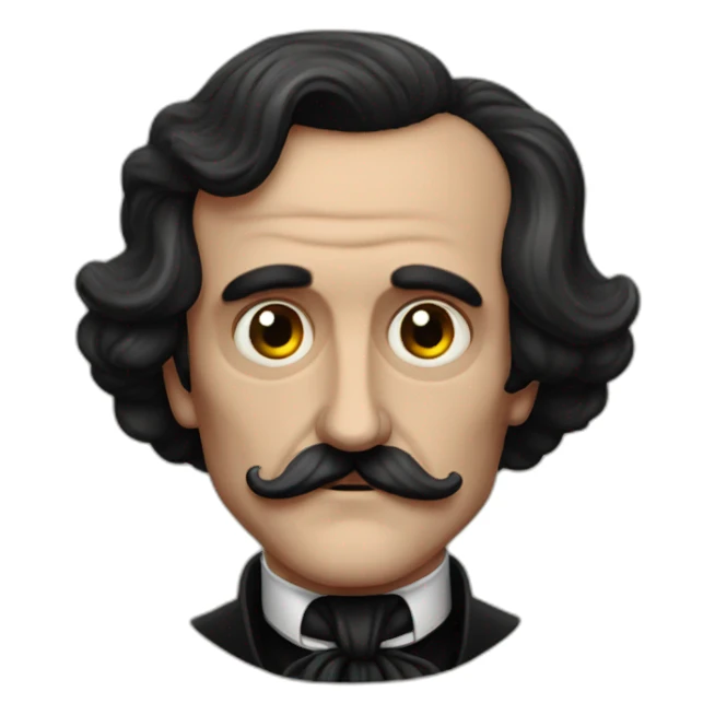 Edgar Allan poe sticker