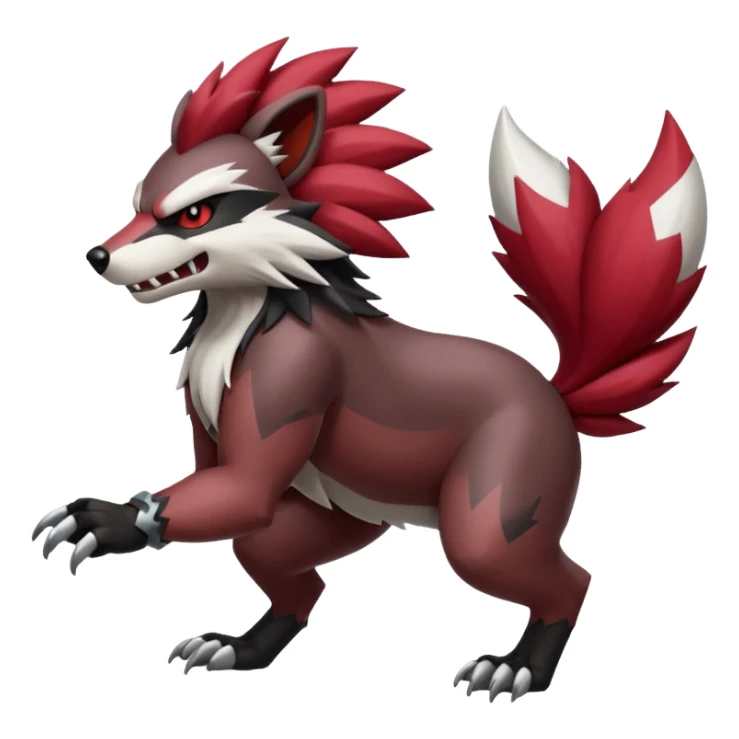 Obstagoon-Zigzagoon-fusion sticker