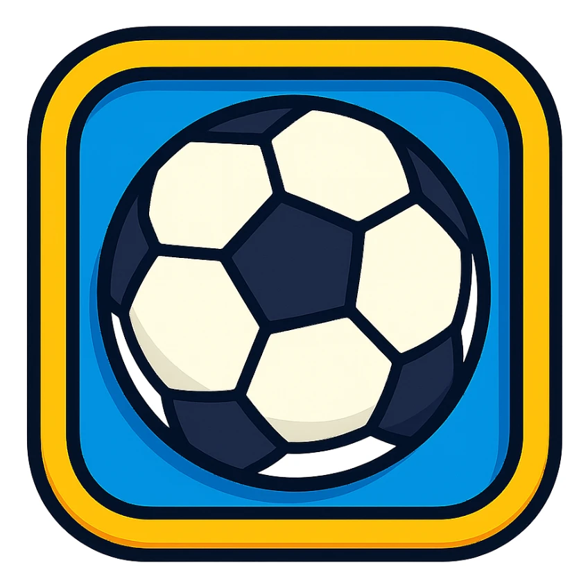 soccer ball, match-3 game icon sticker
