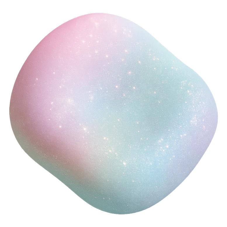 sparkly pastel object,  remove background sticker