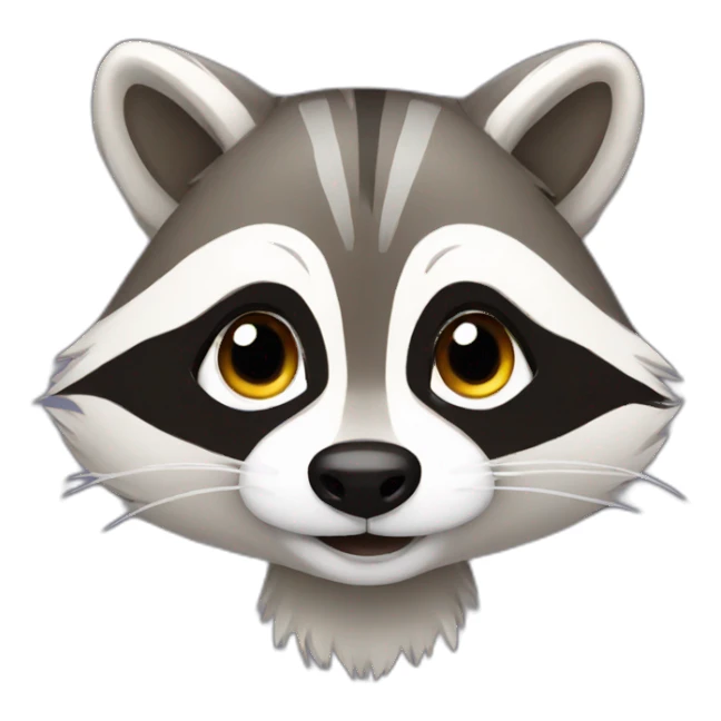Raccoon lovely sticker