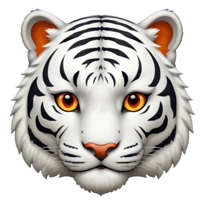 Tigre branco  sticker