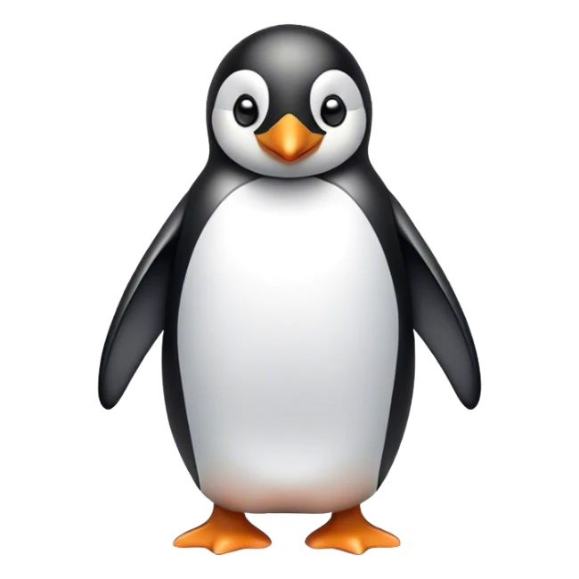 Penguin which sticker