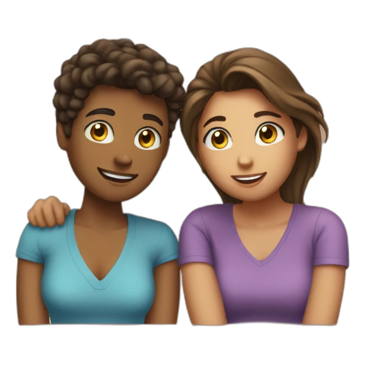 gf and bf on date sticker