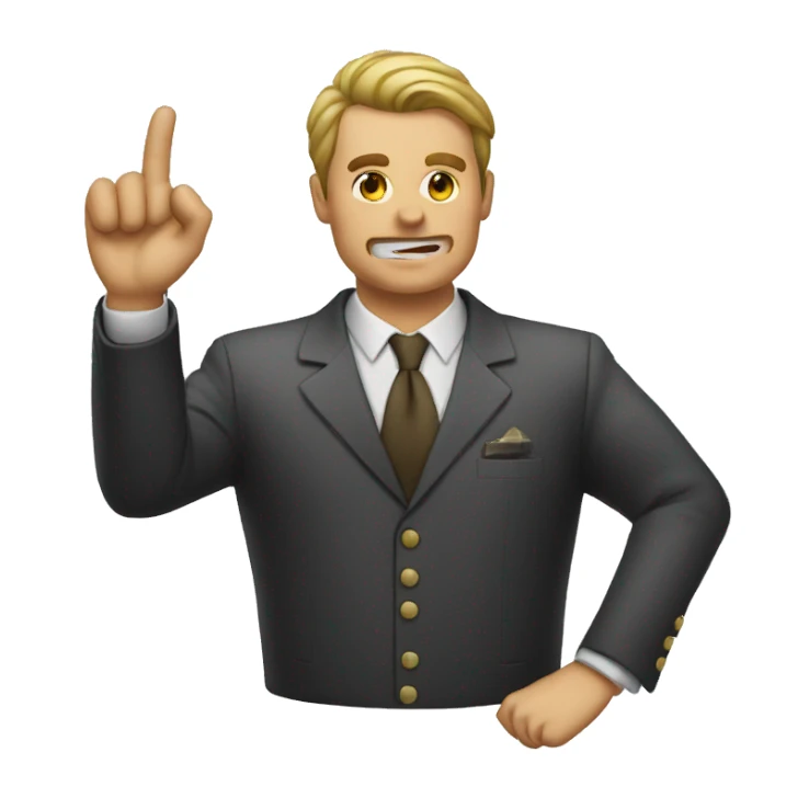 dealer saying no with finger sticker