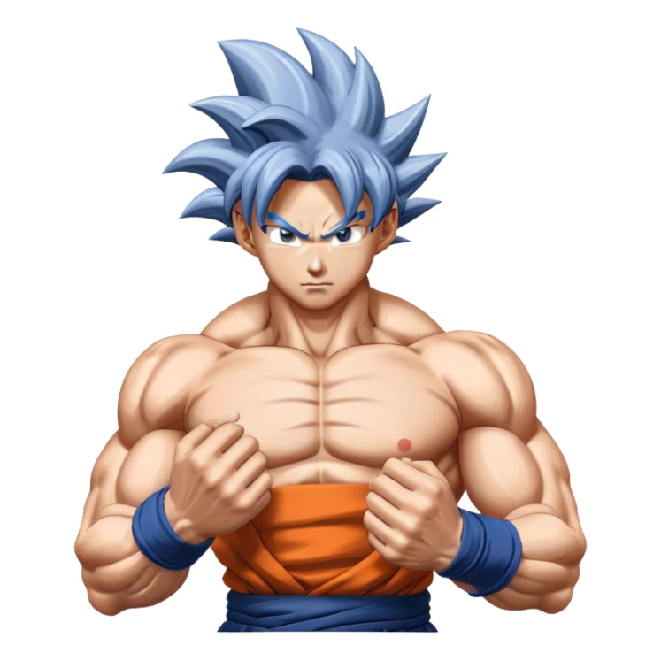 Ultra instinct goku sticker