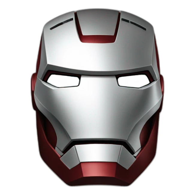 Iron Man mask sticker