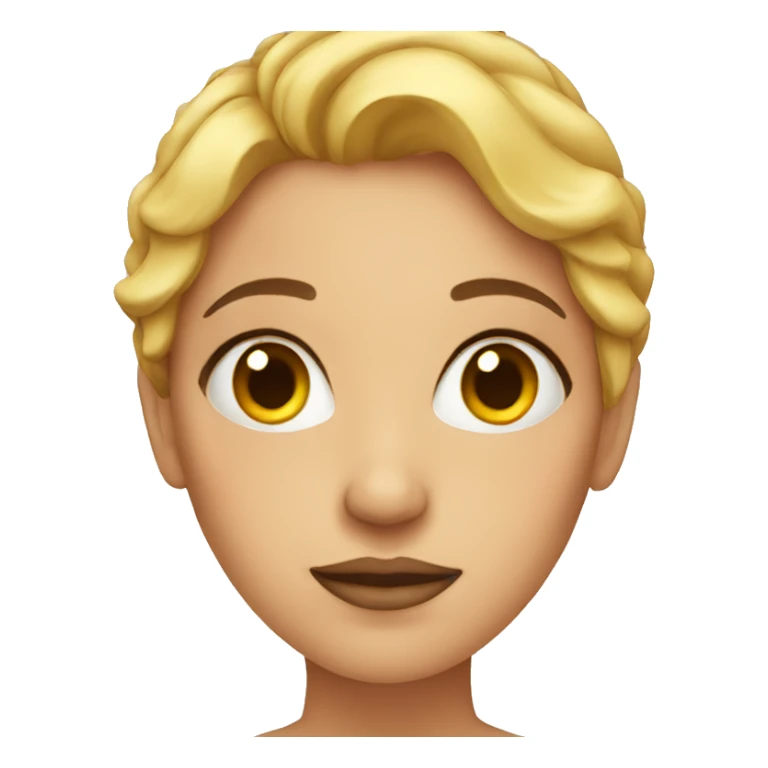 woman with acne sticker