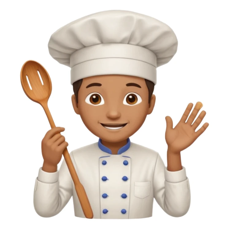 chef cook rendang sticker