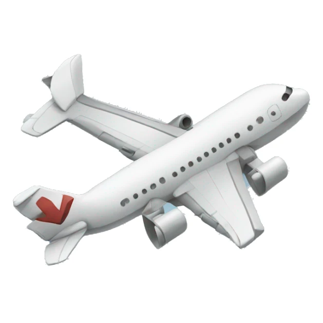 Airplane broken wing sticker