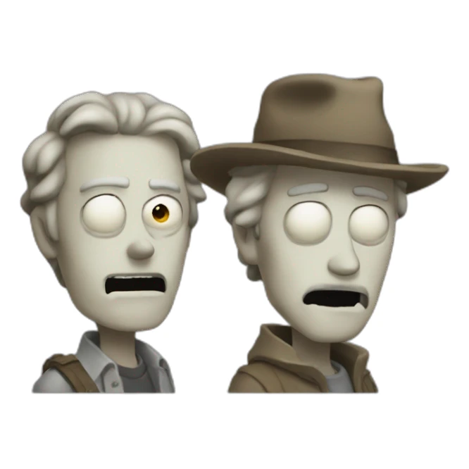 Rick et mort sticker