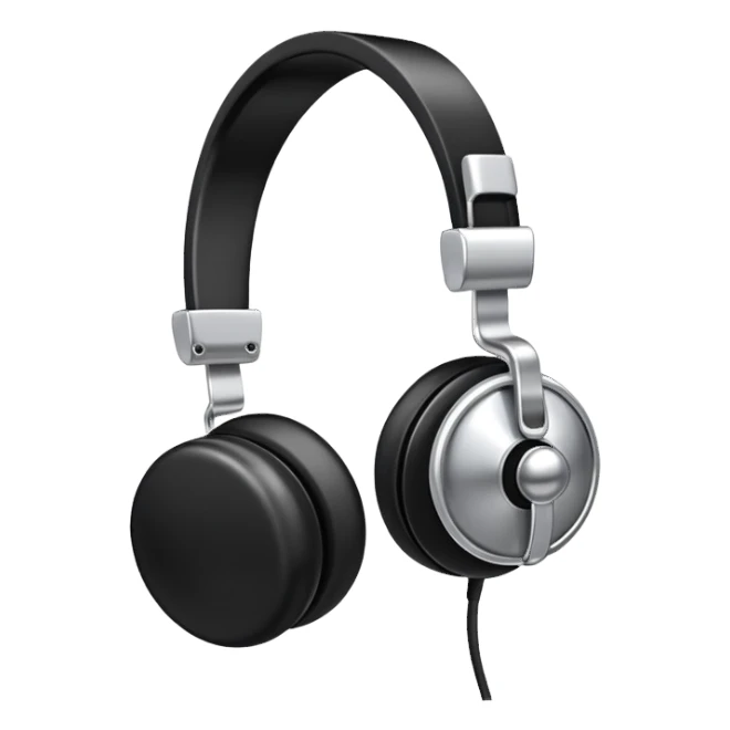 Headphones with the bell sticker