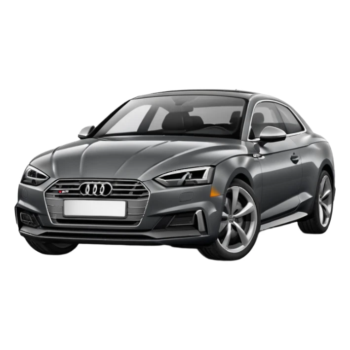 2019 dark grey Audi a5 coupe  sticker