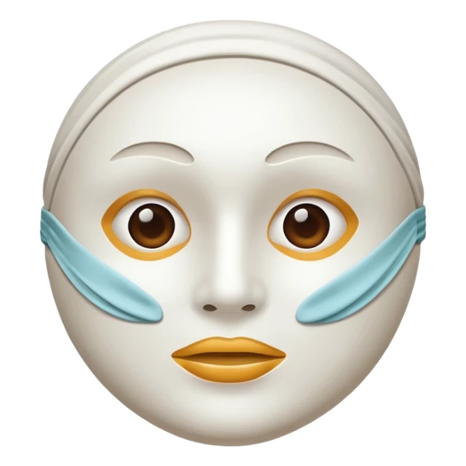 facial mask  sticker