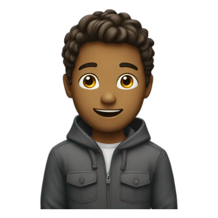 a boy impressed, stupefied sticker