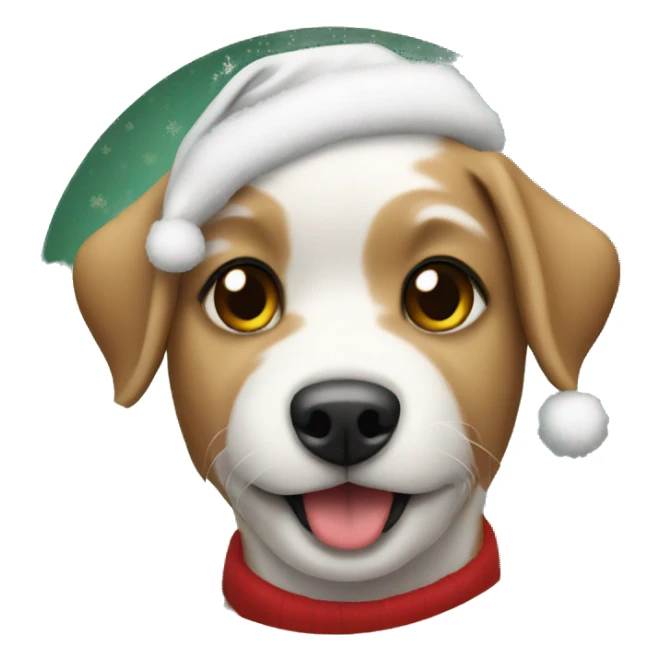 Dog Christmas  sticker