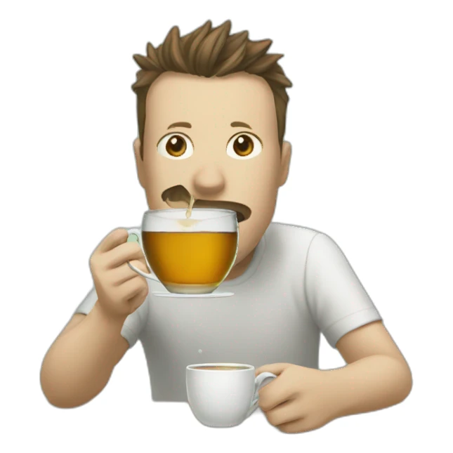 Spill the tea sticker