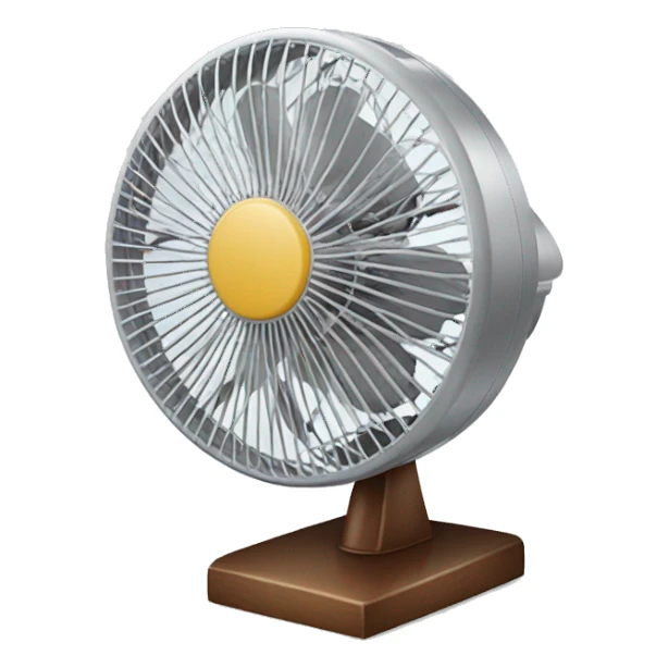 Desk fan sticker