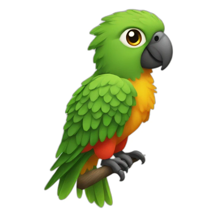 fast parrot sticker