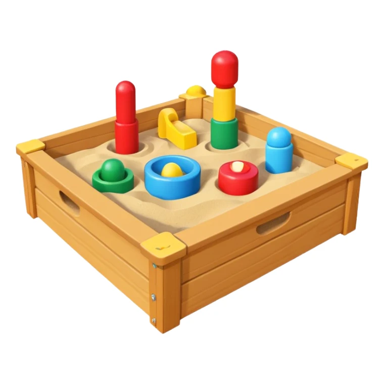 Sand box for children  sticker