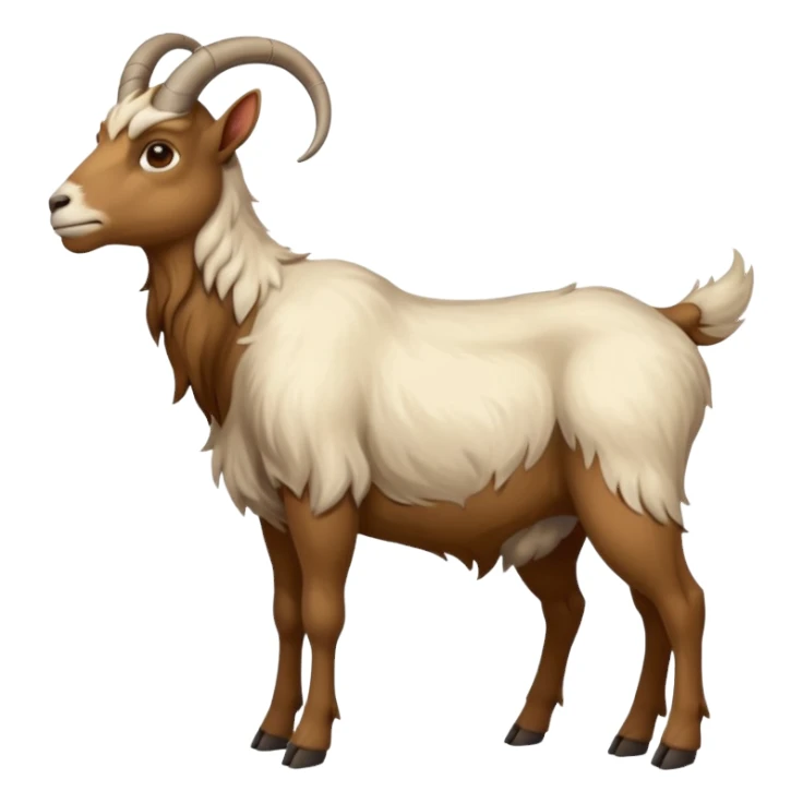 half human half goat creature full body sticker