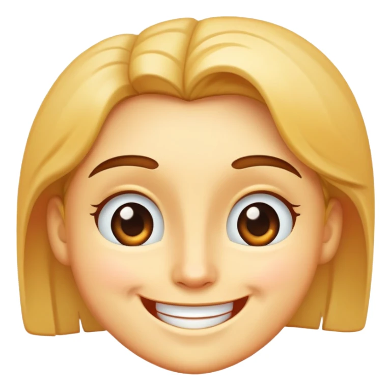 smirk face happy eyes  sticker