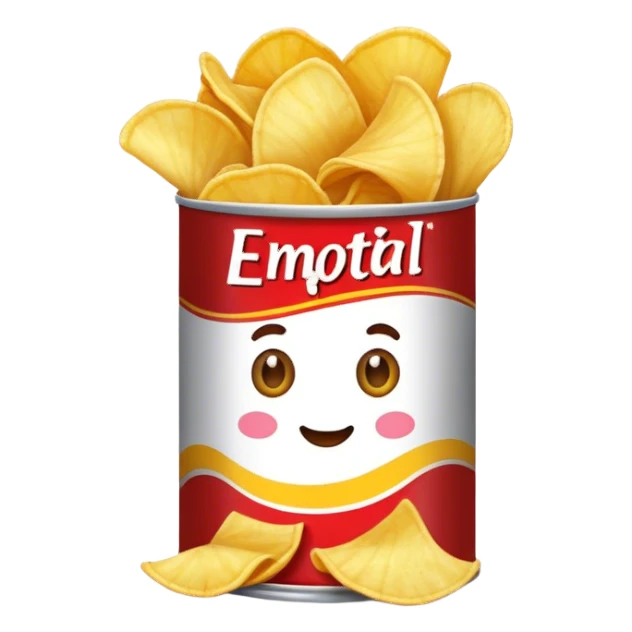 potato chips can sticker