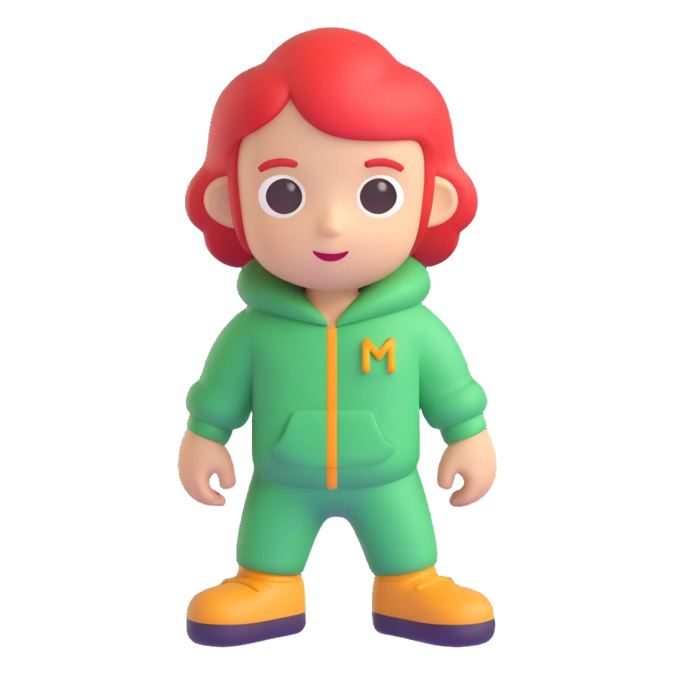 character similar to the reference image, style 3, variation 1 sticker