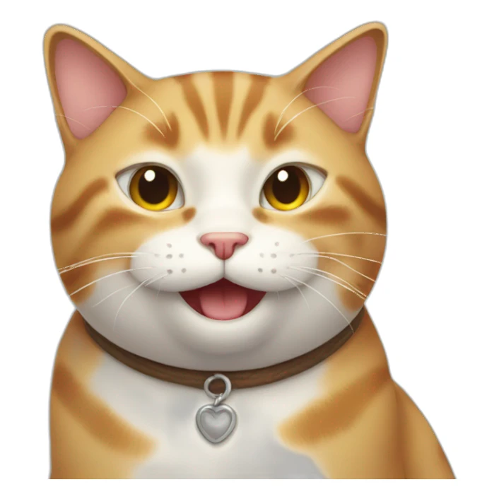 cat sweat smile sticker