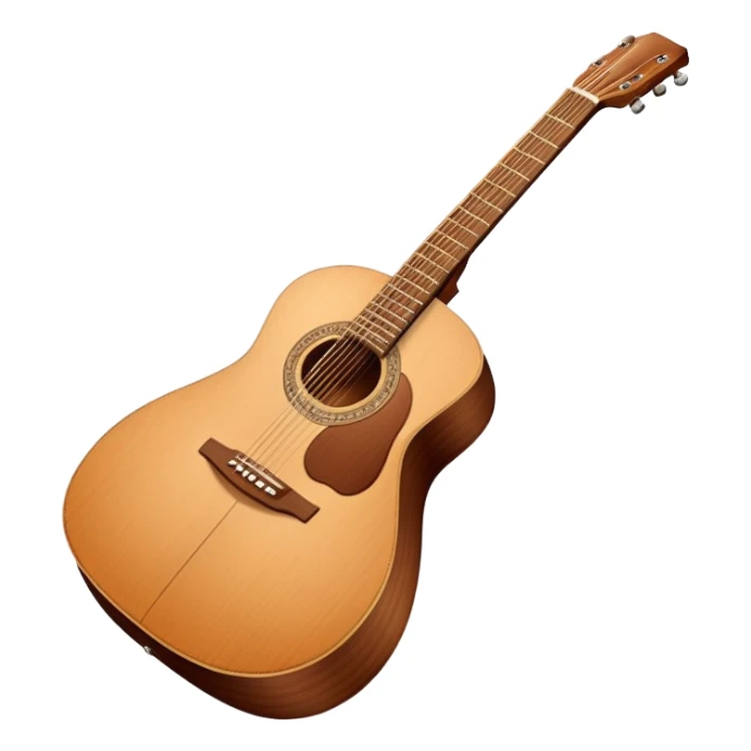 Guitare acoustique  sticker