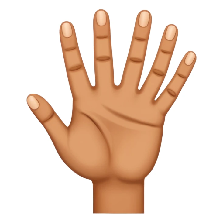 10 Fingers on one Hand sticker