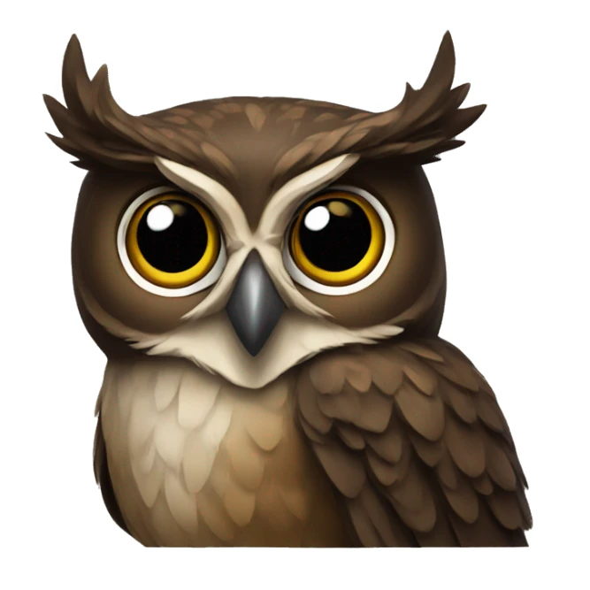 Owl, Royal, Dark colors sticker