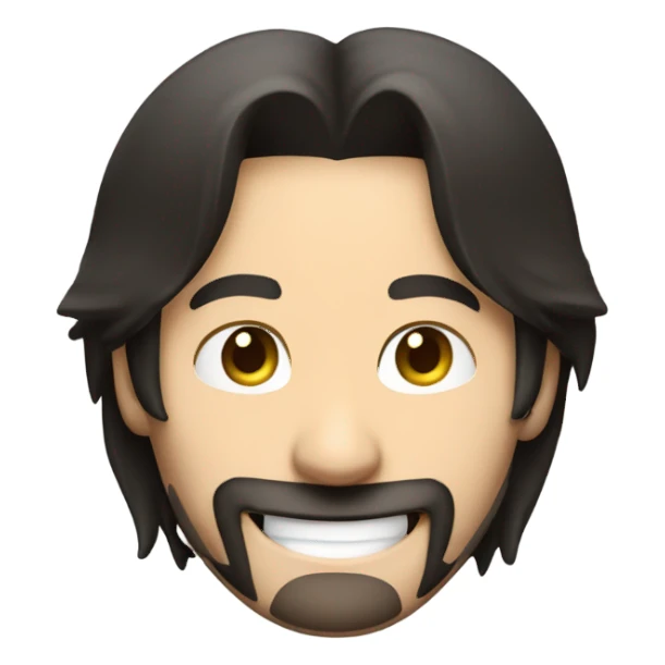 Keanu Reeves winking sticker