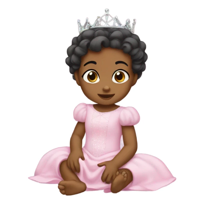 princess baby sticker