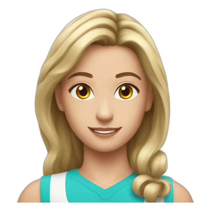 Une. Gymnaste. sticker