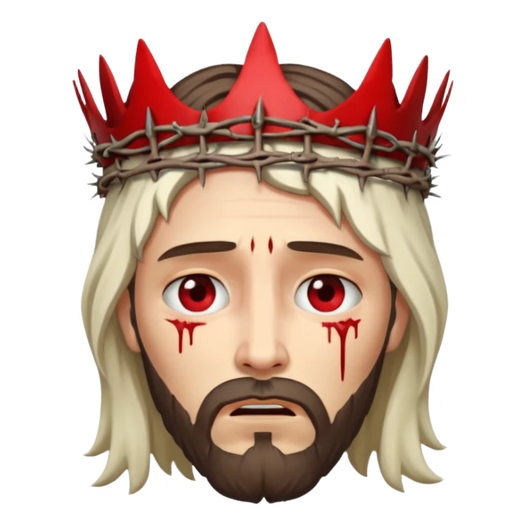 Jesus on the cross sticker