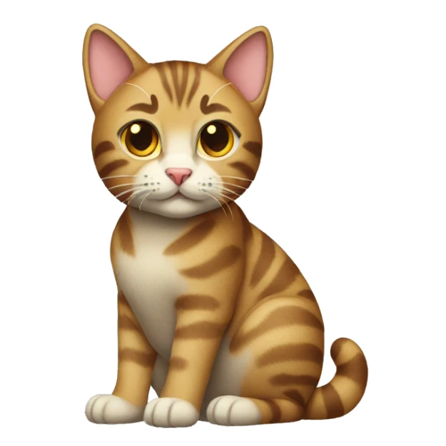 Tabby Cat Full Body sticker