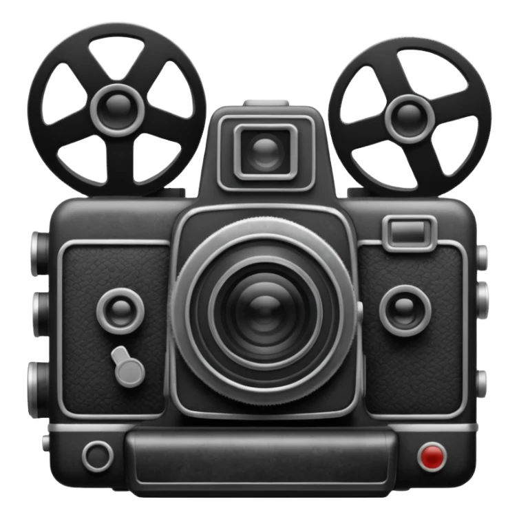 Camera movie sticker