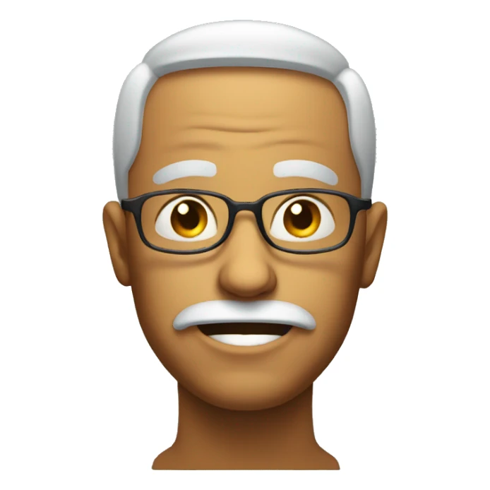 Judging emoji face  sticker