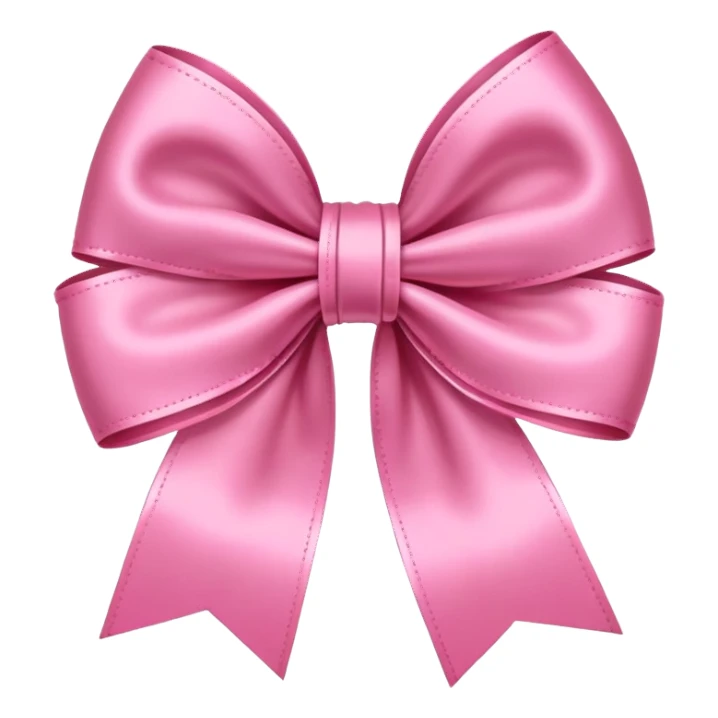 pink bow sticker