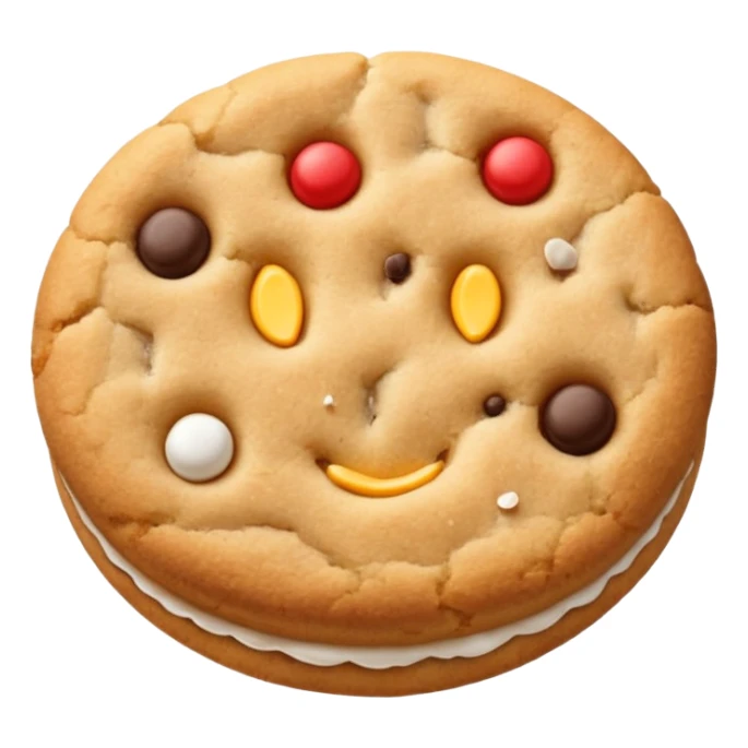 Simple cookie sticker