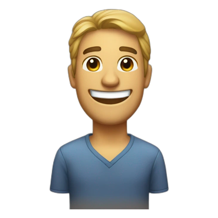 Jim lombriz sonriendo sticker