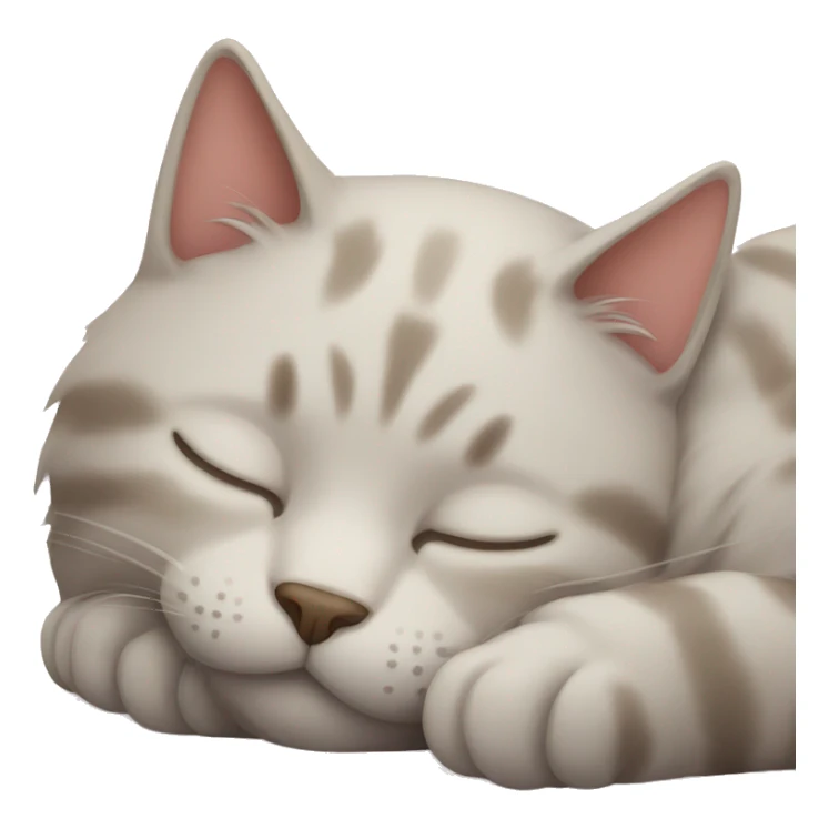 Cat sleep sticker