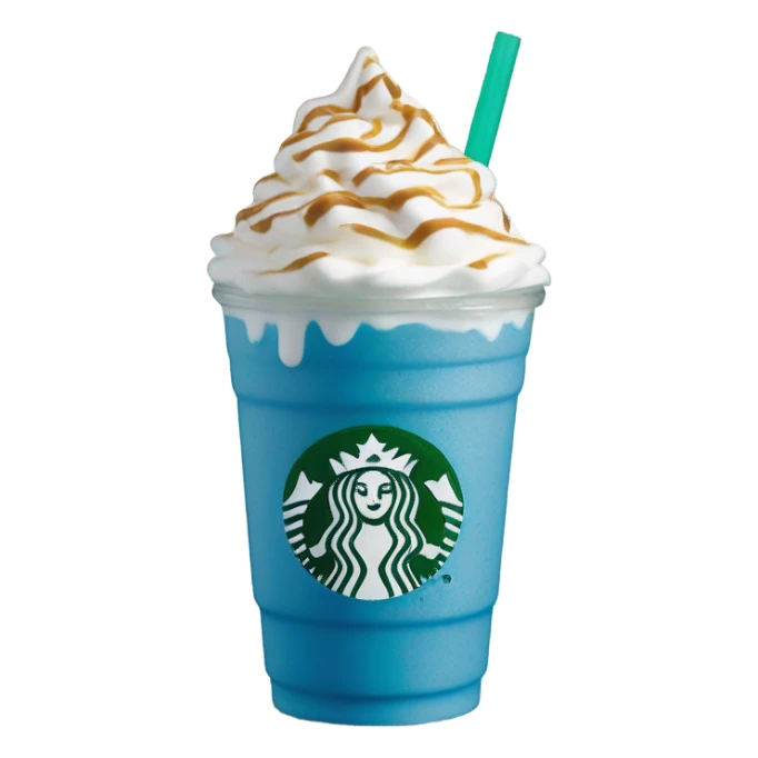 Blue Frappuccino  sticker