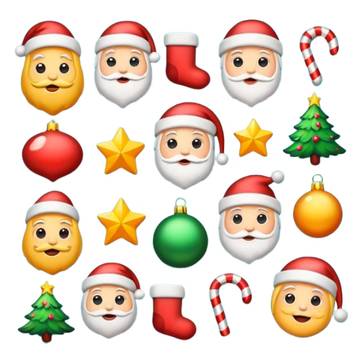 Create Christmas stickers sticker