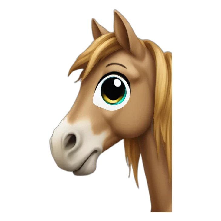 Cheval sur enfant sticker