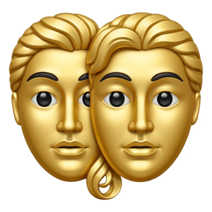 drama symbol sticker