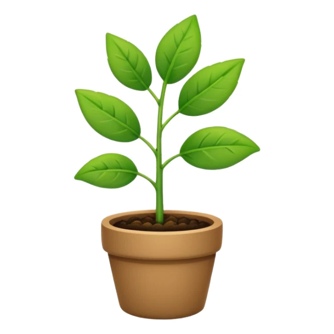 Mầm cây doodle  sticker